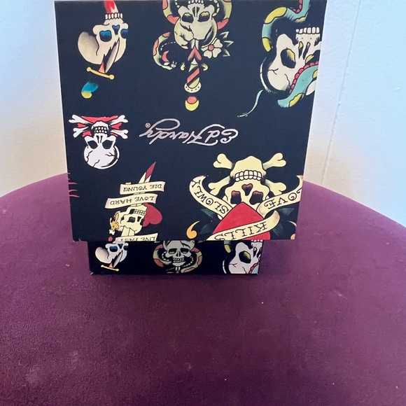 Ed Hardy Gold-Tone Chronograph Watch – Brand New in Box - Picture 8 of 9